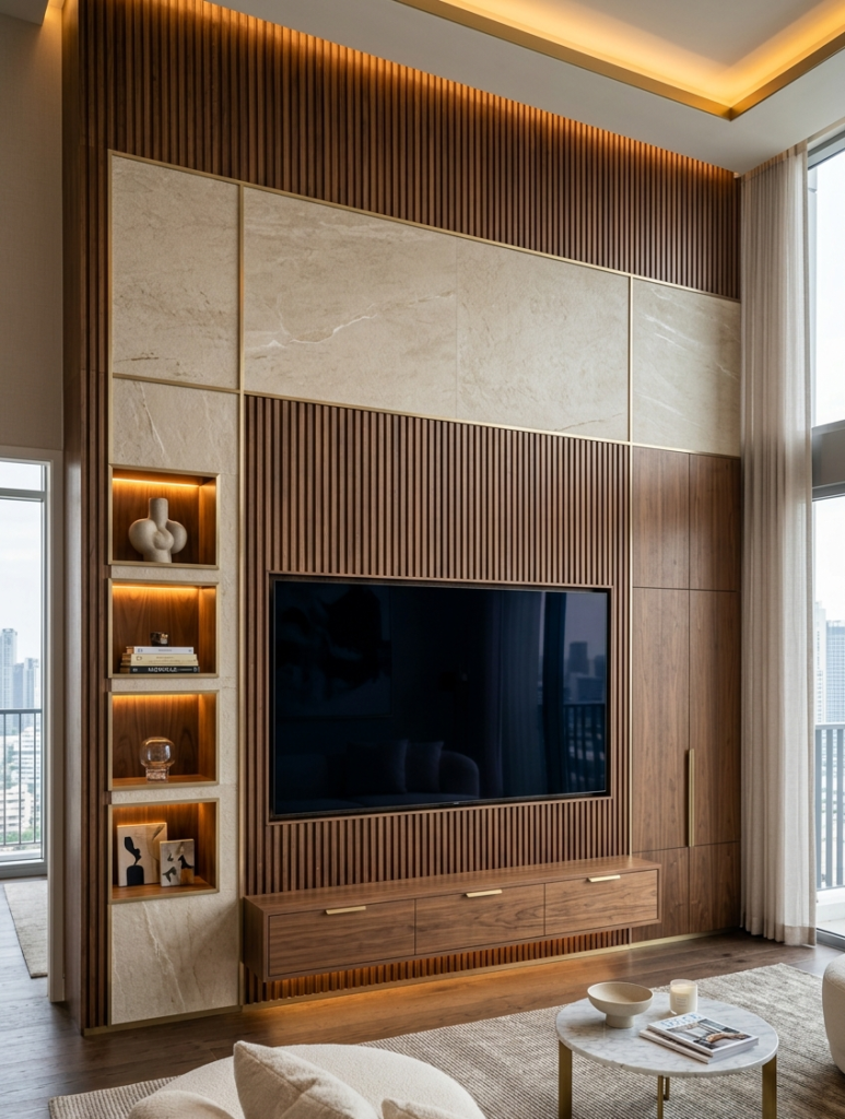 7 Luxury TV Wall Ideas That Will Instantly Transform Your Living Room 6 6