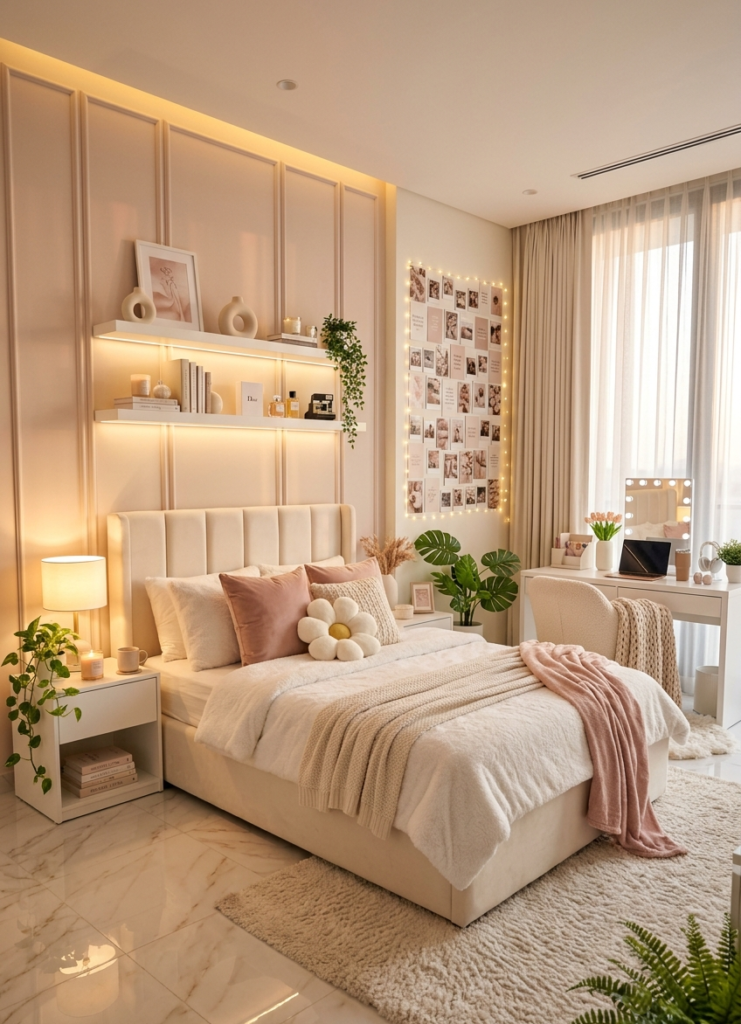 Dreamy Teen Room Ideas You'll Want to Copy in 2026 (Cozy, Stylish & Pinterest-Worthy) 1 blush pink 1