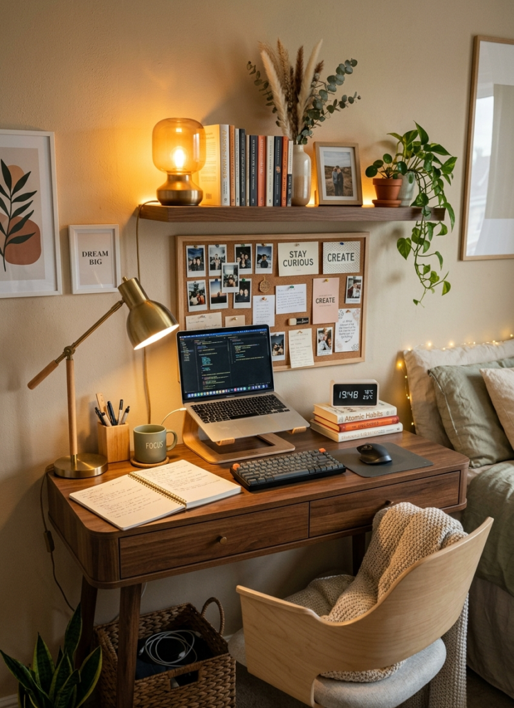 7 Gen Z Aesthetic Study Desk Setup Ideas for Small Spaces 1 image 1
