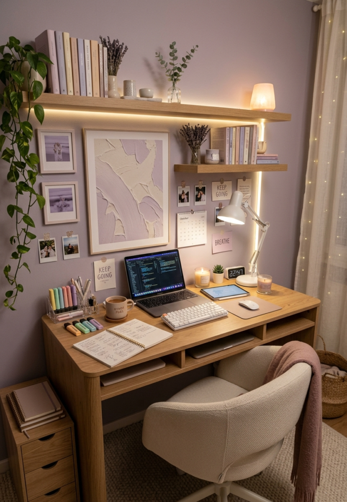 7 Gen Z Aesthetic Study Desk Setup Ideas for Small Spaces 5 image 5