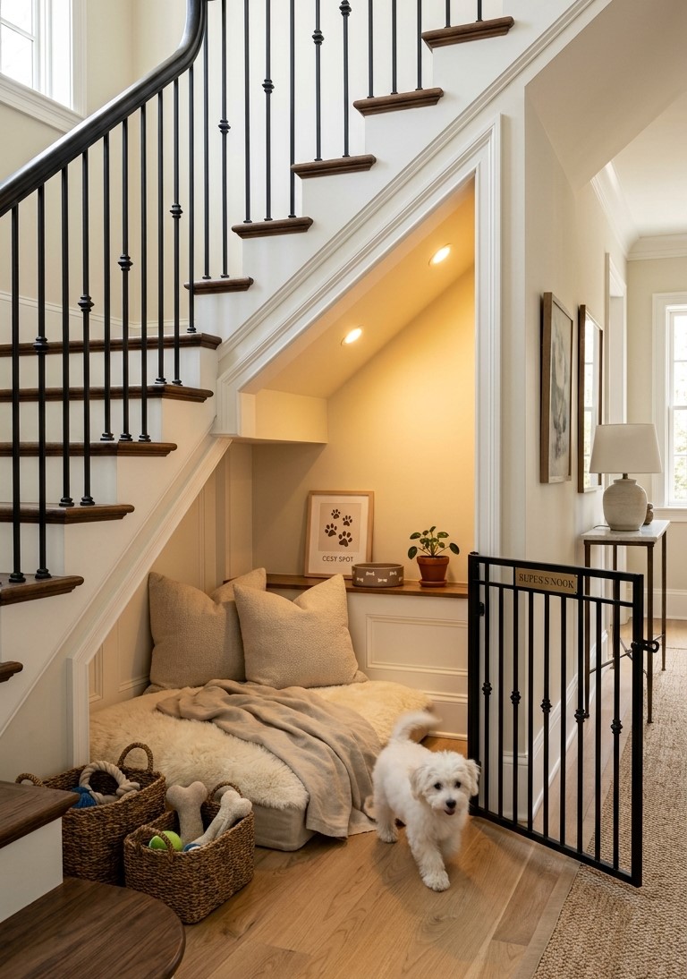10 Stylish Dog Space Ideas to Create a Cozy Spot for Your Pup 8 one
