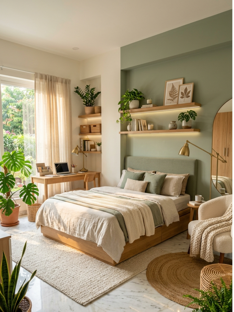 Dreamy Teen Room Ideas You'll Want to Copy in 2026 (Cozy, Stylish & Pinterest-Worthy) 3 sage green 3