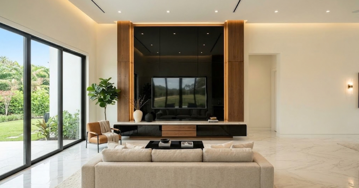 10 Modern Luxury TV Wall Ideas for a Stylish Living Room 1 10 Modern Luxury TV Wall Ideas for a Stylish Living Room