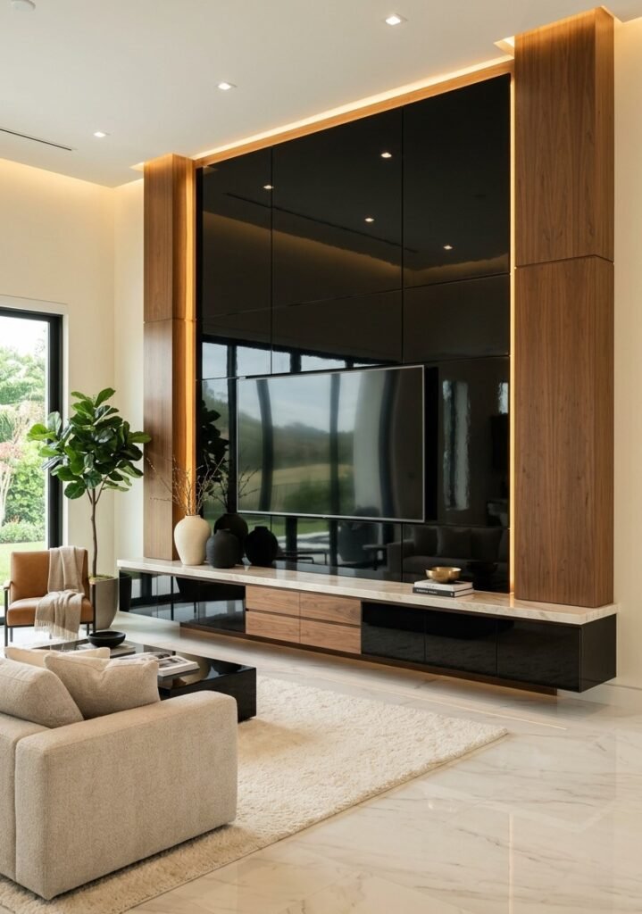 10 Modern Luxury TV Wall Ideas for a Stylish Living Room 10 j