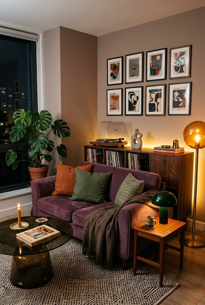 10 Vibey Apartment Living Room Ideas That Make Small Spaces Feel So Cozy 8 image 10