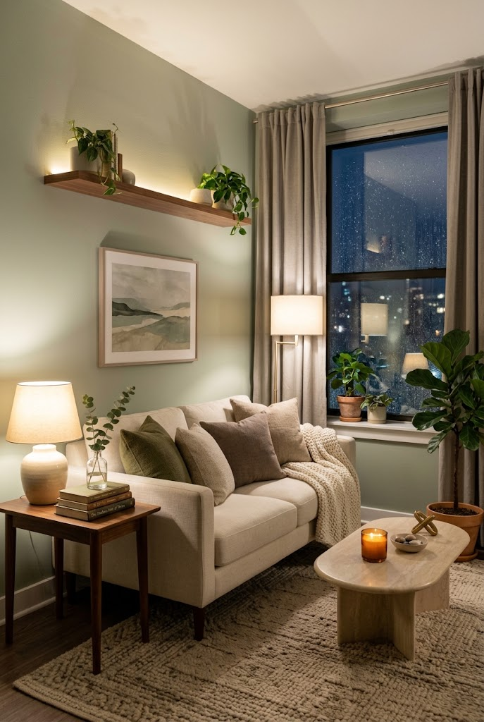 10 Vibey Apartment Living Room Ideas That Make Small Spaces Feel So Cozy 9 image 11